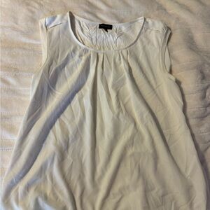 The Limited Cream Sleeveless Blouse